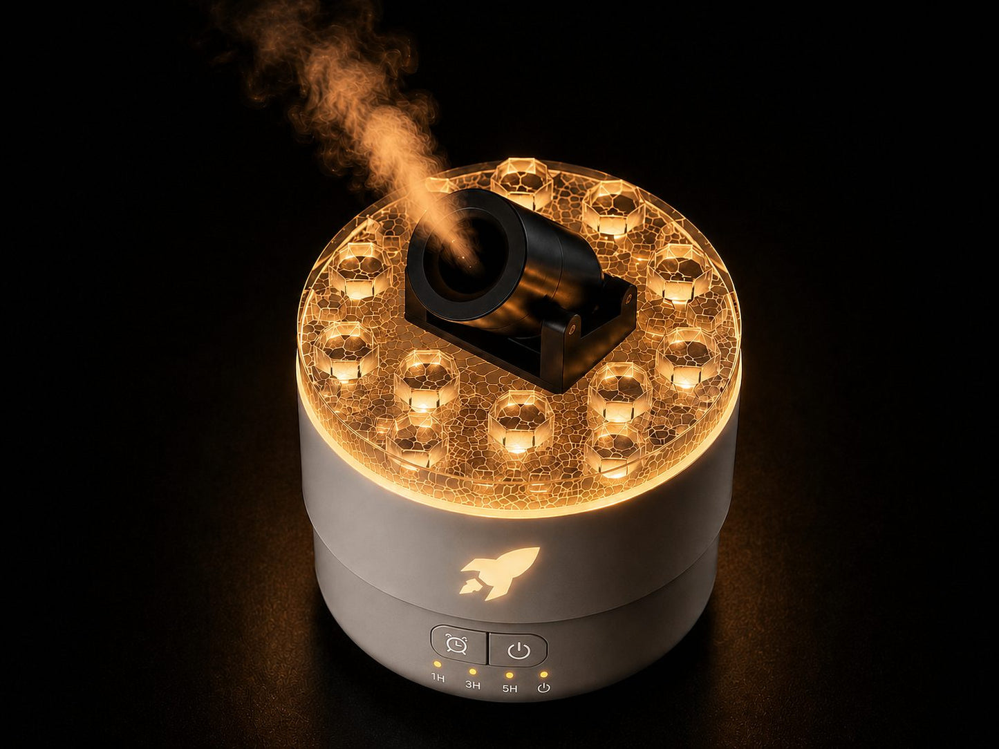 The Calm Diffuser - Aroma & Flame Light